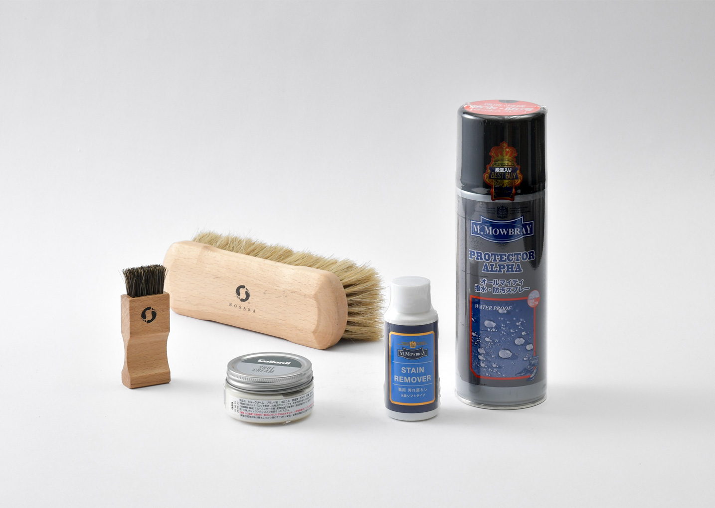 手入れ用具 peeeeeace スムースレザー】お手入れ用品＜トライアル5点セット＞ | 靴のNOSAKA