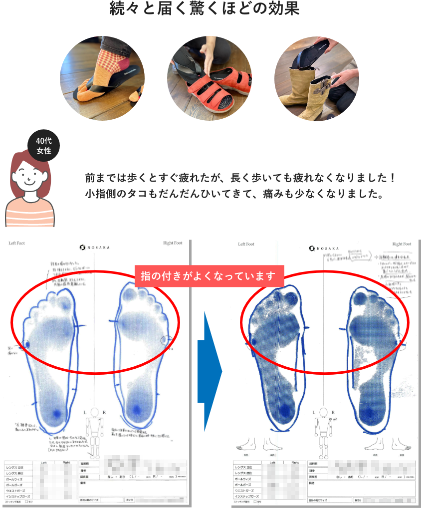 続々と届く驚くほどの効果