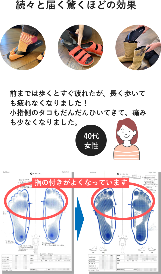 続々と届く驚くほどの効果